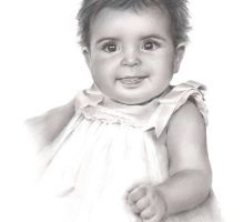 Retrato a lápiz · Baby