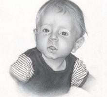 Retrato a lápiz · Lucas