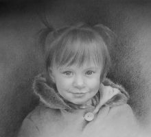 Retrato a lápiz · Daniela