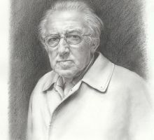 Retrato a lápiz · Gustavo