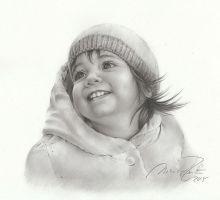 Retrato a lápiz · Jone